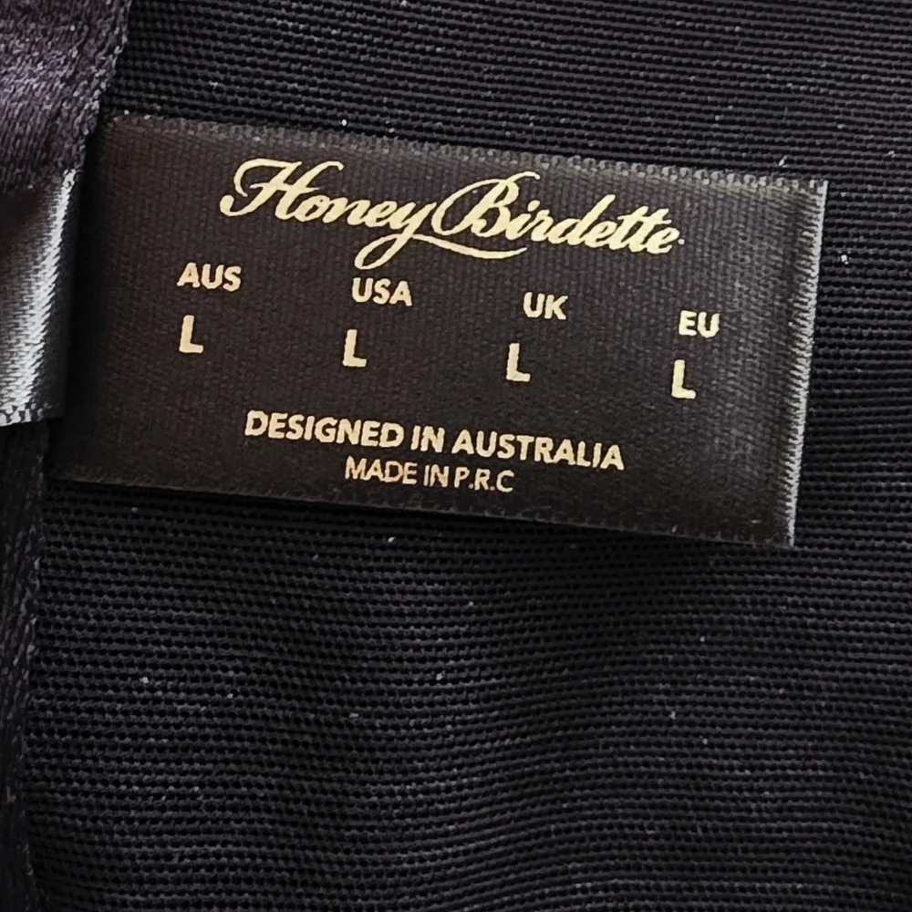 Honey🍯 Burdette NIB Essentials HTF Black 🖤 Corset, Size L - Picture 9 of 10